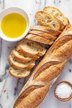 Olive Oil and Warm Baguette