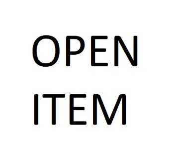 Open item